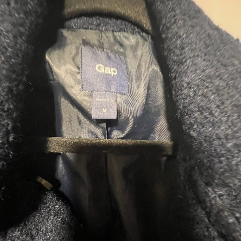 GAP Vintage Women's Wool Blend Navy Peacoat size Medium - Picture 5 of 6